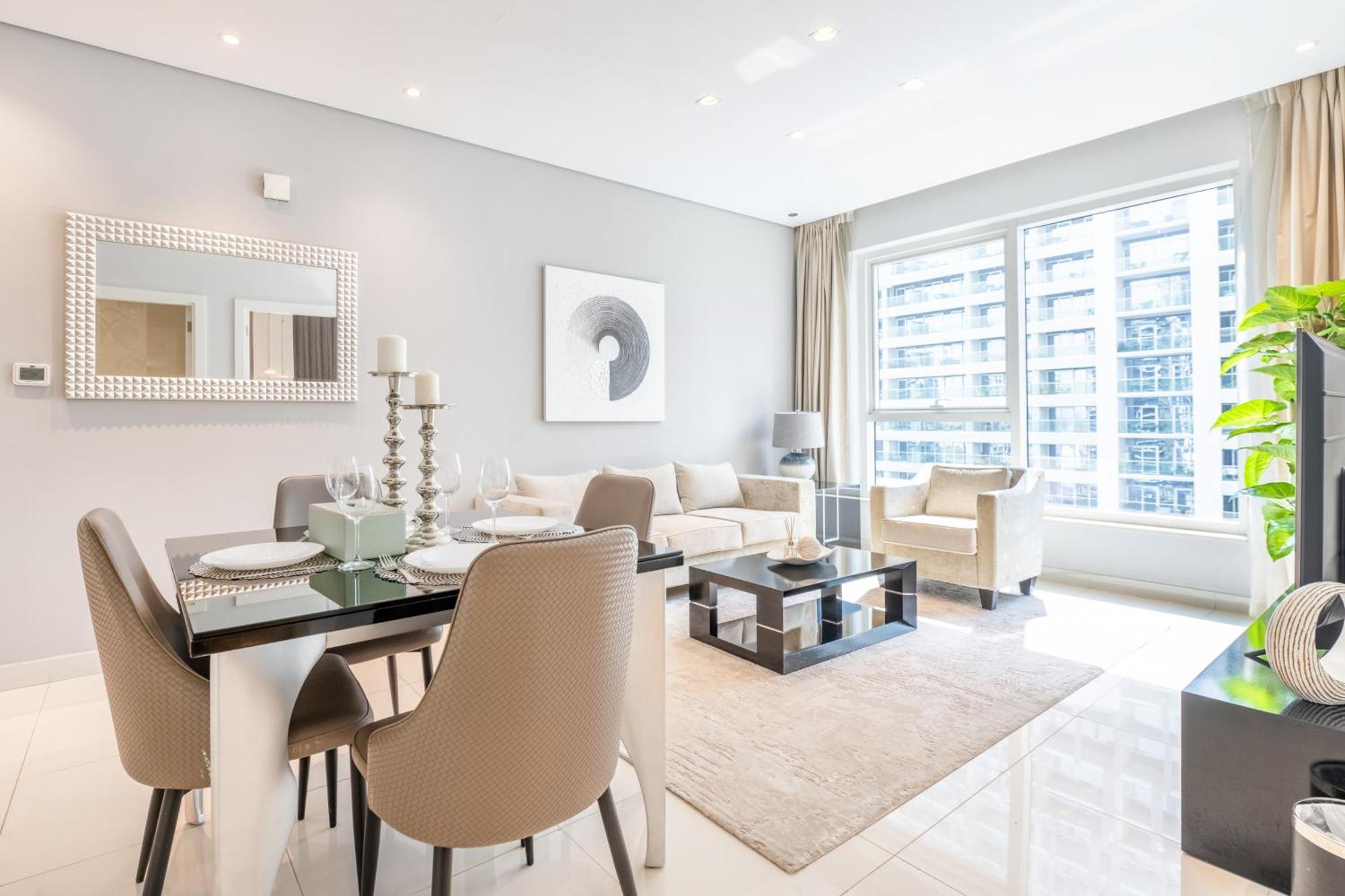 Damac Canal Views Residences ドバイ エクステリア 写真